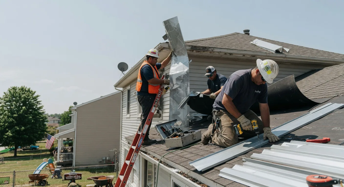 Storm Damage Metal Roof Repair in Prairie City, IA